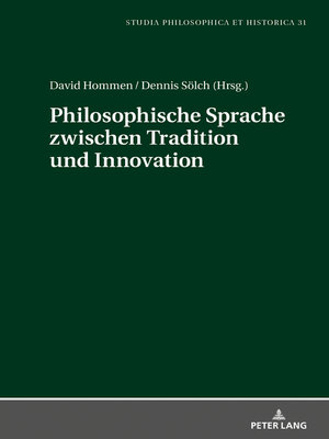 cover image of Philosophische Sprache zwischen Tradition und Innovation